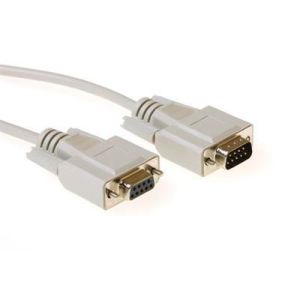 5 metre Serial 1:1 connection cable 9 pin D-sub male - 9 pin D-sub female
