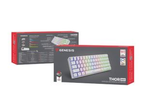 Клавиатура Genesis Mechanical Gaming Keyboard Thor 660 Wireless RGB Backligtht Gateron Red White