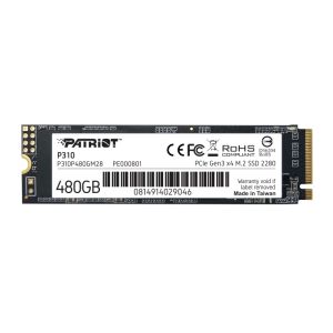 Твърд диск Patriot P310 480GB M.2 2280 PCIE