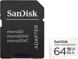 Memory card SANDISK micro SDXC UHS-I, SD Adapter, 64GB