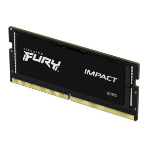 Memorie Kingston FURY IMPACT, 16GB, SODIMM, DDR5, PC4-38400, 4800MHz, CL40, KF548S38IB-16