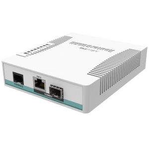 Comutator router cloud Mikrotik CRS106-1C-5S, 1x Gigabit LAN, 5x cuști SFP