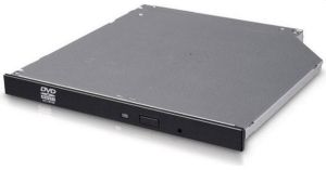 Unitate optică Hitachi-LG GUD1N DVD-RW internă subțire de 9,5 mm, Super Multi, Strat dublu, Suport M-Disk, Negru