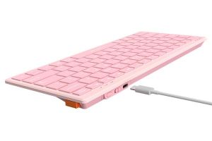 Keyboard FBX51C FSTyler, Bluetooth & 2.4G Wireless KB, Baby Pink