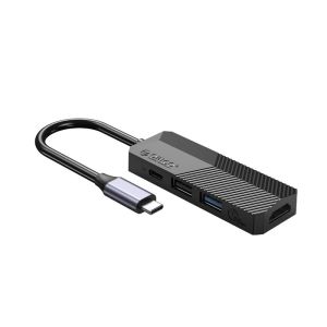 Orico докинг станция Docking Station Type-C 4-in-1 Power Distribution 55W - MDK-4P Black - HDMI, Type-C x 1, USB3.0 x1, USB2.0 x1