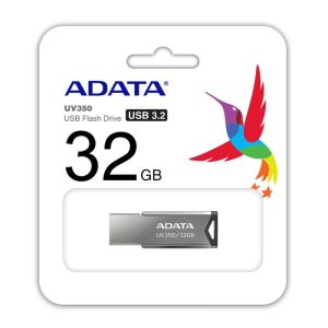 Memory Adata 32GB UV350 USB 3.2 Gen1-Flash Drive Silver