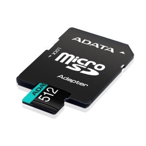 Памет Adata 512GB MicroSDXC UHS-I U3 V30S A2 (1 adapter)