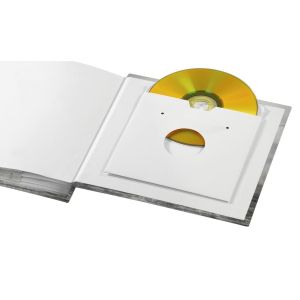 Hama "Rustico" Memo Album for 200 Photos with a size of 10x15 cm, Metal Heart Slip-In Album