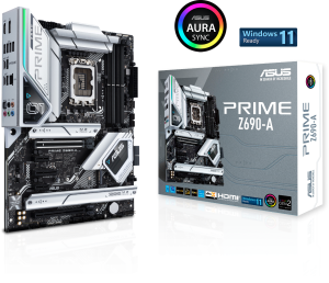 Motherboard ASUS PRIME Z690-A, LGA 1700, ATX, DDR5, PCIe 5.0, Aura Sync RGB