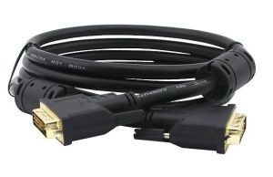 Cablu VCom DVI 24+1 Dual Link M / M +2 Ferită - CG441GD-3m