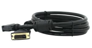 Cablu VCom DVI 24+1 Dual Link M / M +2 Ferită - CG441GD-3m