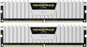 Памет Corsair Vengeance LPX White, 32GB(2x16GB), DDR4, 3200MHz, CMK32GX4M2E3200C16W