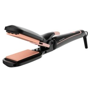 Маша Rowenta CF4231F0 Multi Styler Infinite looks 14 in 1, conical, monotemp, accessories: conical curling wand, 2 in 1 straightening and crimping plates, eliptic waving wand, cool tip, pouch, heating indicator, heat-up time 60s, hanging loop