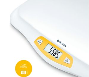 Cantar Beurer BY 80 Cantar pentru bebelusi, incarcare 20 kg, display LCD, functie hold