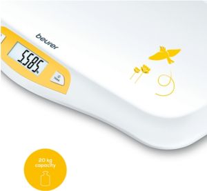 Scale Beurer BY 80 Baby scale, 20 kg loading, LCD display, hold function