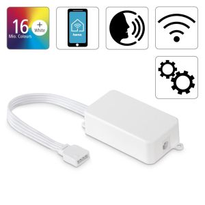 Hama WLAN Controller for LED Strip, for Voice / App Control, RGB, Adapter