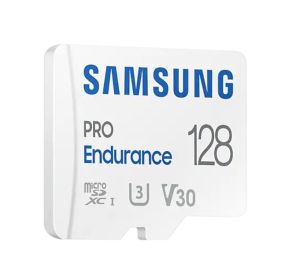 Memory Samsung 128 GB micro SD PRO Endurance, Adapter, Class10, Waterproof, Magnet-proof, Temperature-proof, X-ray-proof, Read 100 MB/s - Write 40 MB/s