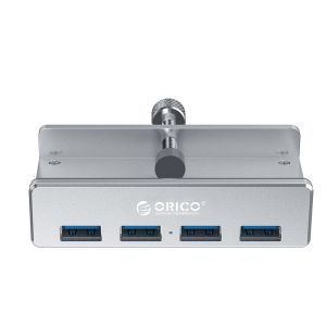 Orico USB 3.0 HUB Clip Type 4 port -  Aluminum - MH4PU-SV