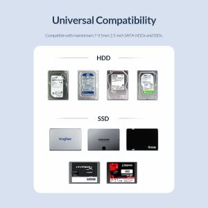 Orico Storage - Case - 2.5 inch USB3.0 - 2520U3-WH