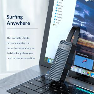 Orico USB to LAN 100Mbps black - UTK-U2