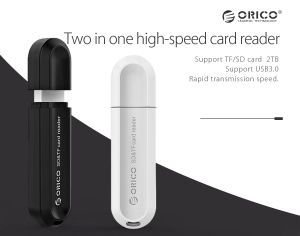 Orico четец на карти Card Reader USB3.0 Gray - CRS21-BK