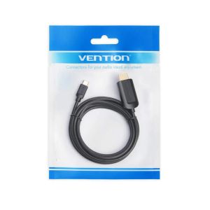 Cablu Vention Cablu tip C la HDMI - 2,0 m 4K Negru - CGUBH