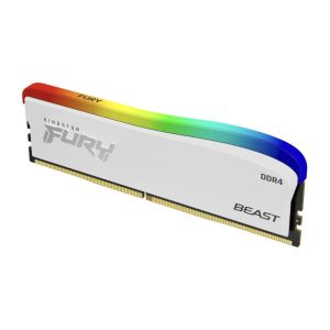 Memory Kingston FURY Beast White RGB 8GB DDR4 3600MHz KF436C17BWA/8