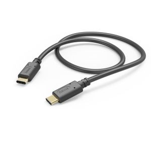 Cablu HAMA USB-C tată - USB-C tată, 1,0 m, 480 MBit/s, negru