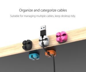 Organizator cablu Orico Managementul cablurilor - CBSX-BK