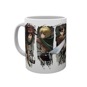 ABYSTYLE ATTACK ON TITAN Mug Character Montage