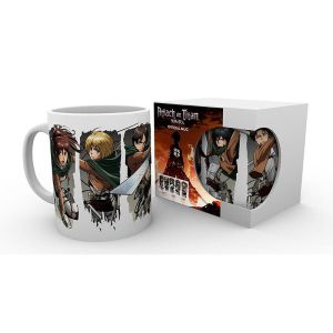 ABYSTYLE ATTACK ON TITAN Mug Character Montage