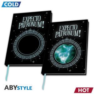 Тефтер ABYSTYLE HARRY POTTER Premium Heat Change Patronus, A5, 180 страници