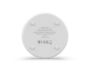 Wireless Charger for Smartphones RAPOO XC105, Qi, 5W/7.5W/10W, White