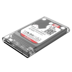Orico външна кутия за диск Storage - Case - 2.5 inch 10Gbps Type-C Transparent - 2139C3-G2-CR-EP