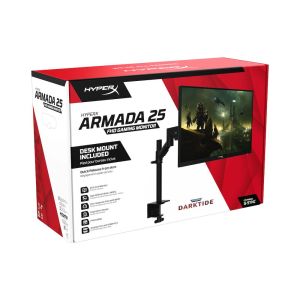 Monitor HyperX ARMADA 25 240Hz, IPS, 24.5 inch, Wide, Full HD, HDMI, DP, Black