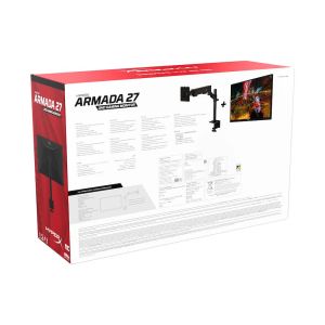Monitor HyperX ARMADA 27 165 Hz, IPS, 27 inchi, lat, QHD, HDMI, DP, negru