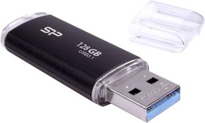 USB stick SILICON POWER Blaze B02, 128GB, USB 3.2 Gen 1, Black
