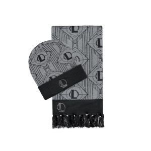 League Of Legends - Giftset (Beanie & Scarf), Gray/Black