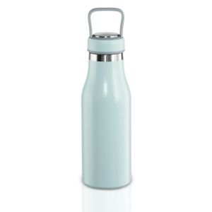 Xavax Drinking Bottle, 500 ml, Twist Closure, Leak-proof, Carbonated Drinks-safe, blue