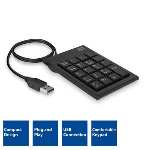 Tastatură numerică ACT AC5480, USB, neagră