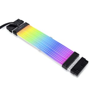 Cabluri prelungitoare Lian-Li Strimer Plus V2 RGB, 24-PIN, RGB, PCIe