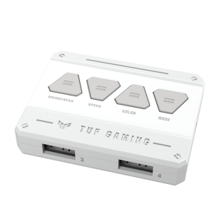 Fan Pack 3in1 ASUS TUF GAMING TF120 WHITE EDITION, 120mm, 1900 rpm, ARGB