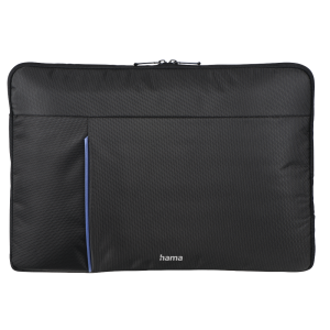 Carcasă pentru laptop Hama Cape Town, până la 40 cm (15,6"), negru/albastru