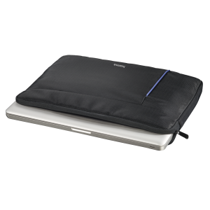 Carcasă pentru laptop Hama Cape Town, până la 40 cm (15,6"), negru/albastru