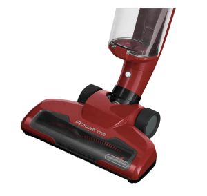 Vacuum cleaner Rowenta RH6543WH, AIR FORCE EXTREME, cyclonic technology, 14.4V lithium ion battery, up to 30 min. running time, 5 h recharging time, Head with LED, dust container capacity: 0.65 L, 80 dB(A), red