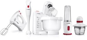 Mixer Bosch MFQP1000, Hand mixer, YourCollection, 300 W, 2 speeds plus turbo function, instant start/turbo, white