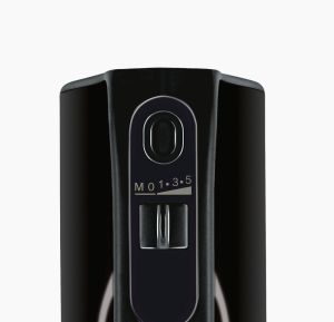 Mixer Bosch MFQ4730, Hand mixer, HomeProfessional, 575 W, with innovative FineCreamer stirrers, Black