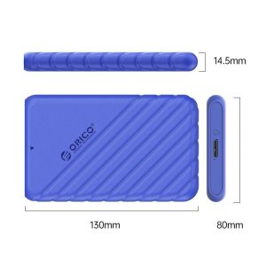Orico Storage - Case - 2.5 inch USB3.0 BLUE - 25PW1-U3-BL