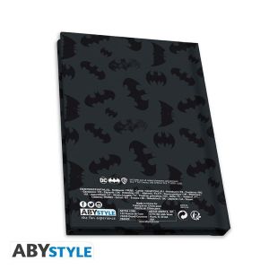 Комплект ABYSTYLE DC COMICS - Pck XXL glass + Pin + Pocket Notebook "Batman"