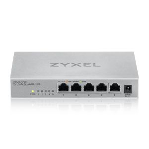 Комутатор ZyXEL MG-105, 5 Ports, Desktop, 2.5G MultiGig unmanaged Switch